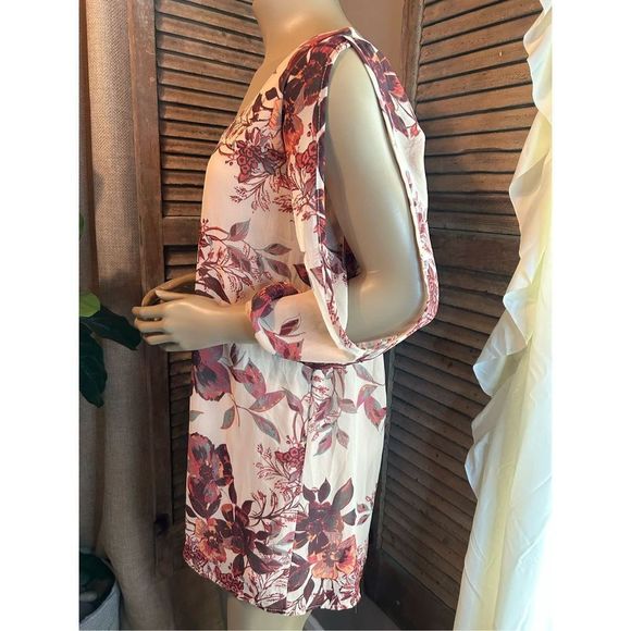 Lulus Shifting Dears Neutral Color Floral Mini Dress - Picture 2 of 11